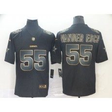 Dallas Cowboys #55 Leighton Vander Esch Black Gold Vapor Untouchable Limited Nike NFL Men Jersey