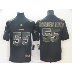 Dallas Cowboys #55 Leighton Vander Esch Black Gold Vapor Untouchable Limited Nike NFL Men Jersey