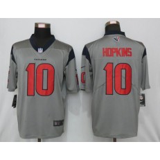 Houston Texans #10 DeAndre Hopkins Gray Inverted Legend Limited Nike NFL Men Jersey