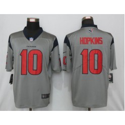 Houston Texans #10 DeAndre Hopkins Gray Inverted Legend Limited Nike NFL Men Jersey