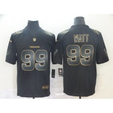 Houston Texans #99 J.J. Watt Black Gold Vapor Untouchable Limited Nike NFL Men Jersey