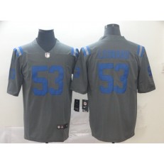 Indianapolis Colts #53 Darius Leonard Gray Inverted Legend Limited Nike NFL Men Jersey