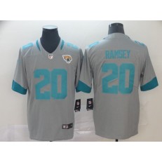 Jacksonville Jaguars #20 Jalen Ramsey Silver Inverted Legend Limited Nike NFL Men Jersey