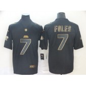 Jacksonville Jaguars #7 Nick Foles Black Gold Vapor Untouchable Limited Nike NFL Men Jersey