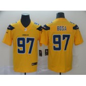 Los Angeles Chargers #97 Joey Bosa Gold Inverted Legend Limited Nike NFL Men Jersey