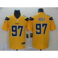 Los Angeles Chargers #97 Joey Bosa Gold Inverted Legend Limited Nike NFL Men Jersey