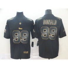 Los Angeles Rams #99 Aaron Donald Black Gold Vapor Untouchable Limited Nike NFL Men Jersey