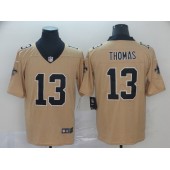 New Orleans Saints #13 Michael Thomas Cream Inverted Legend Limited Nike NFL Men Jersey