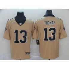 New Orleans Saints #13 Michael Thomas Cream Inverted Legend Limited Nike NFL Men Jersey