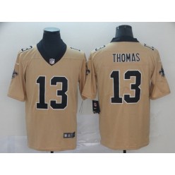 New Orleans Saints #13 Michael Thomas Cream Inverted Legend Limited Nike NFL Men Jersey