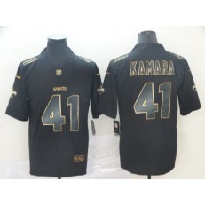 New Orleans Saints #41 Alvin Kamara Black Gold Vapor Untouchable Limited Nike NFL Men Jersey