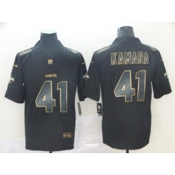 New Orleans Saints #41 Alvin Kamara Black Gold Vapor Untouchable Limited Nike NFL Men Jersey