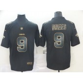 New Orleans Saints #9 Drew Brees Black Gold Vapor Untouchable Limited Nike NFL Men Jersey