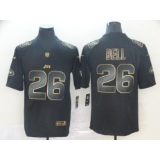 New York Jets #26 Le'Veon Bell Black Gold Vapor Untouchable Limited Nike NFL Men Jersey