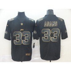 New York Jets #33 Jamal Adams Black Gold Vapor Untouchable Limited Nike NFL Men Jersey