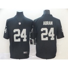 Oakland Raiders #24 Johnathan Abram Black Vapor Untouchable Limited Nike NFL Men Jersey