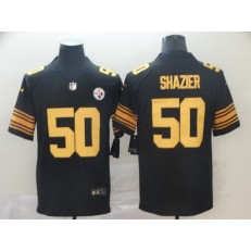 Pittsburgh Steelers #50 Ryan Shazier Black Color Rush Limited Nike NFL Men Jersey