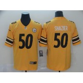Pittsburgh Steelers #50 Ryan Shazier Gold Inverted Legend Limited Nike NFL Men Jersey