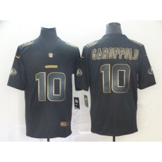 San Francisco 49ers #10 Jimmy Garoppolo Black Gold Vapor Untouchable Limited Nike NFL Men Jersey