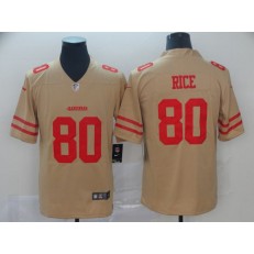 San Francisco 49ers #80 Jerry Rice Cream Inverted Legend Limited Nike NFL Men Jersey