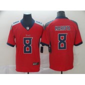 Tennessee Titans #8 Marcus Mariota Red Inverted Legend Limited Nike NFL Men Jersey