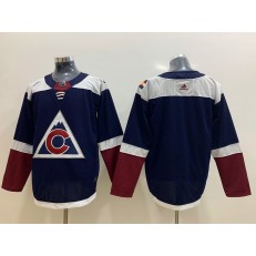 Colorado Avalanche Blank Navy Alternate Adidas NHL Men Jersey