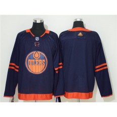 Edmonton Oilers Blank Navy 50th Anniversary Adidas NHL Men Jersey
