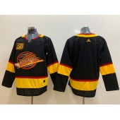 Vancouver Canucks Blank Black 50th Season Adidas NHL Men Jersey