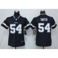 Women Nike Dallas Cowboys #54 Jaylon Smith Navy Vapor Untouchable Limited NFL Jersey