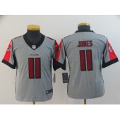 Youth Nike Atlanta Falcons #11 Julio Jones Gray Inverted Legend Limited NFL Jersey