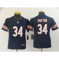 Youth Nike Chicago Bears #34 Walter Payton Navy Vapor Untouchable Limited NFL Jersey