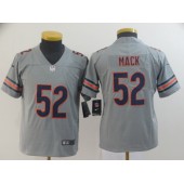 Youth Nike Chicago Bears #52 Khalil Mack Gray Inverted Legend Limited NFL Jersey