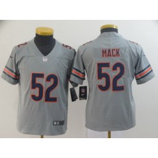 Youth Nike Chicago Bears #52 Khalil Mack Gray Inverted Legend Limited NFL Jersey