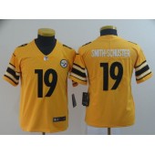 Youth Nike Pittsburgh Steelers #19 JuJu Smith-Schuster Gold Inverted Legend Limited NFL Jersey