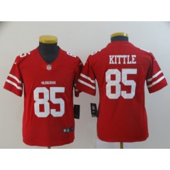 Youth Nike San Francisco 49ers #85 George Kittle Red Vapor Untouchable Limited NFL Jersey