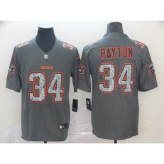 Chicago Bears #34 Walter Payton Gray Camo Vapor Untouchable Limited Nike NFL Men Jersey
