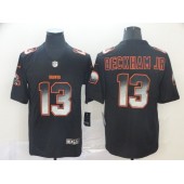 Cleveland Browns #13 Odell Beckham Jr. Black Arch Smoke Vapor Untouchable Limited Nike NFL Men Jersey