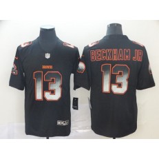 Cleveland Browns #13 Odell Beckham Jr. Black Arch Smoke Vapor Untouchable Limited Nike NFL Men Jersey