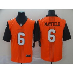 Cleveland Browns #6 Baker Mayfield Orange City Edition Vapor Untouchable Limited Nike NFL Men Jersey