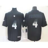 Dallas Cowboys #4 Dak Prescott Black Arch Smoke Vapor Untouchable Limited Nike NFL Men Jersey