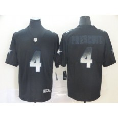 Dallas Cowboys #4 Dak Prescott Black Arch Smoke Vapor Untouchable Limited Nike NFL Men Jersey