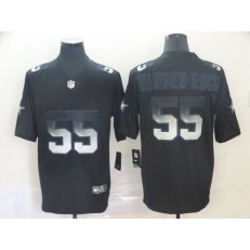 Dallas Cowboys #55 Leighton Vander Esch Black Arch Smoke Vapor Untouchable Limited Nike NFL Men Jersey