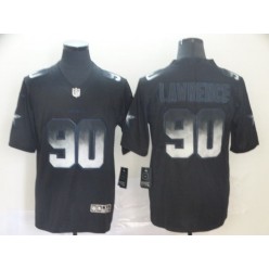 Dallas Cowboys #90 DeMarcus Lawrence Black Arch Smoke Vapor Untouchable Limited Nike NFL Men Jersey