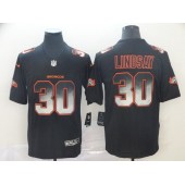 Denver Broncos #30 Phillip Lindsay Black Arch Smoke Vapor Untouchable Limited Nike NFL Men Jersey