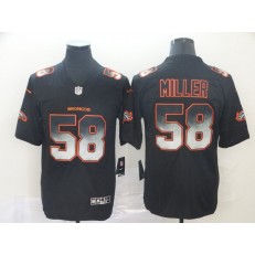 Denver Broncos #58 Von Miller Black Arch Smoke Vapor Untouchable Limited Nike NFL Men Jersey