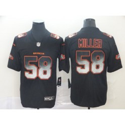 Denver Broncos #58 Von Miller Black Arch Smoke Vapor Untouchable Limited Nike NFL Men Jersey