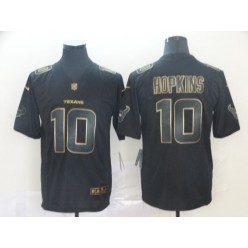 Houston Texans #10 DeAndre Hopkins Black Gold Vapor Untouchable Limited Nike NFL Men Jersey