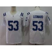 Indianapolis Colts #53 Darius Leonard White Vapor Untouchable Limited Nike NFL Men Jersey