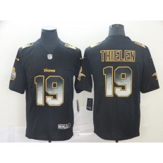 Minnesota Vikings #19 Adam Thielen Black Arch Smoke Vapor Untouchable Limited Nike NFL Men Jersey