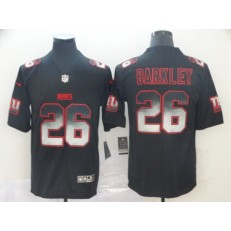 New York Giants #26 Saquon Barkley Black Arch Smoke Vapor Untouchable Limited Nike NFL Men Jersey